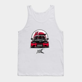 mitsubishi evo 9 stanced red Tank Top